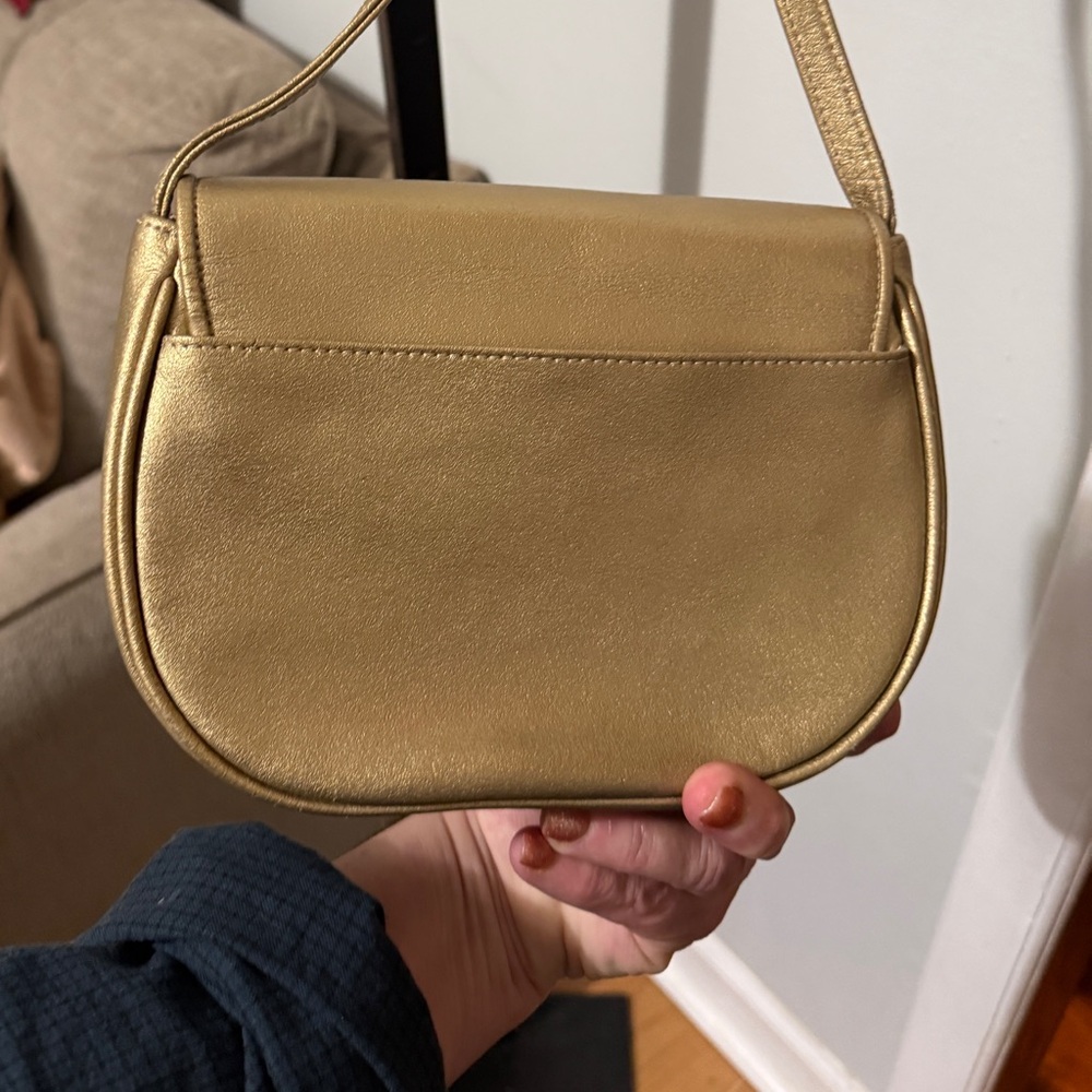 Etienne Aigner Gold Crossbody Bag - Picture 3 of 10